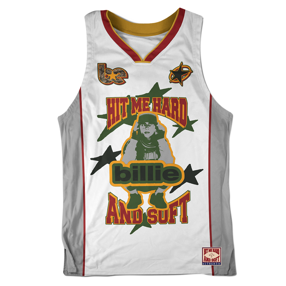 Billie Eilish - Camo Blohsh Basketball Jersey