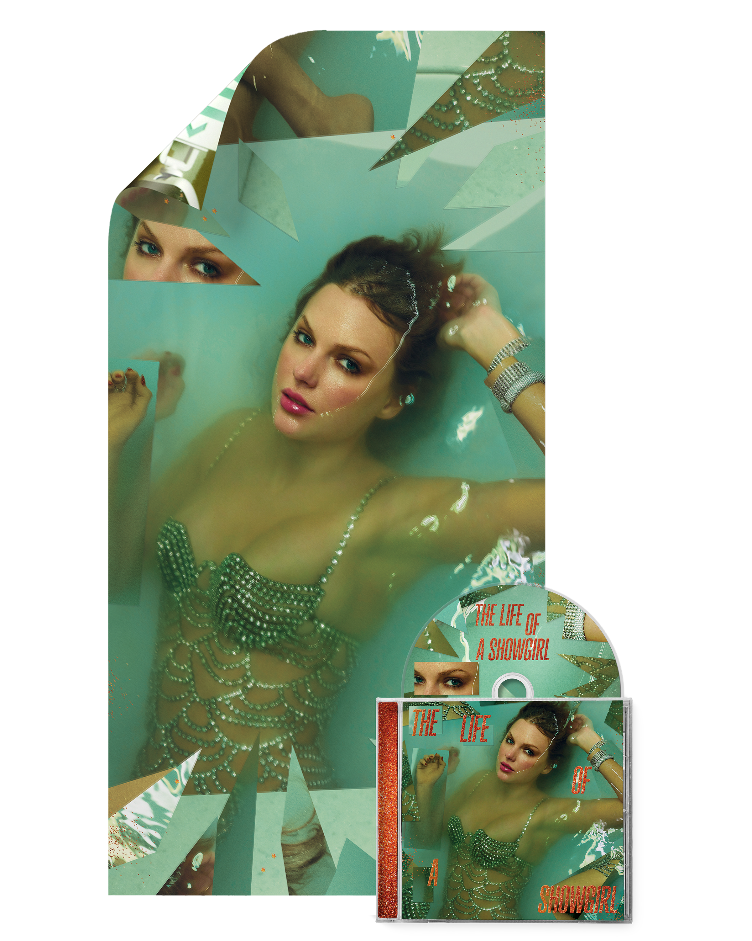 Taylor Swift - The Life of a Showgirl: Sweat and Vanilla Perfume CD with Poster