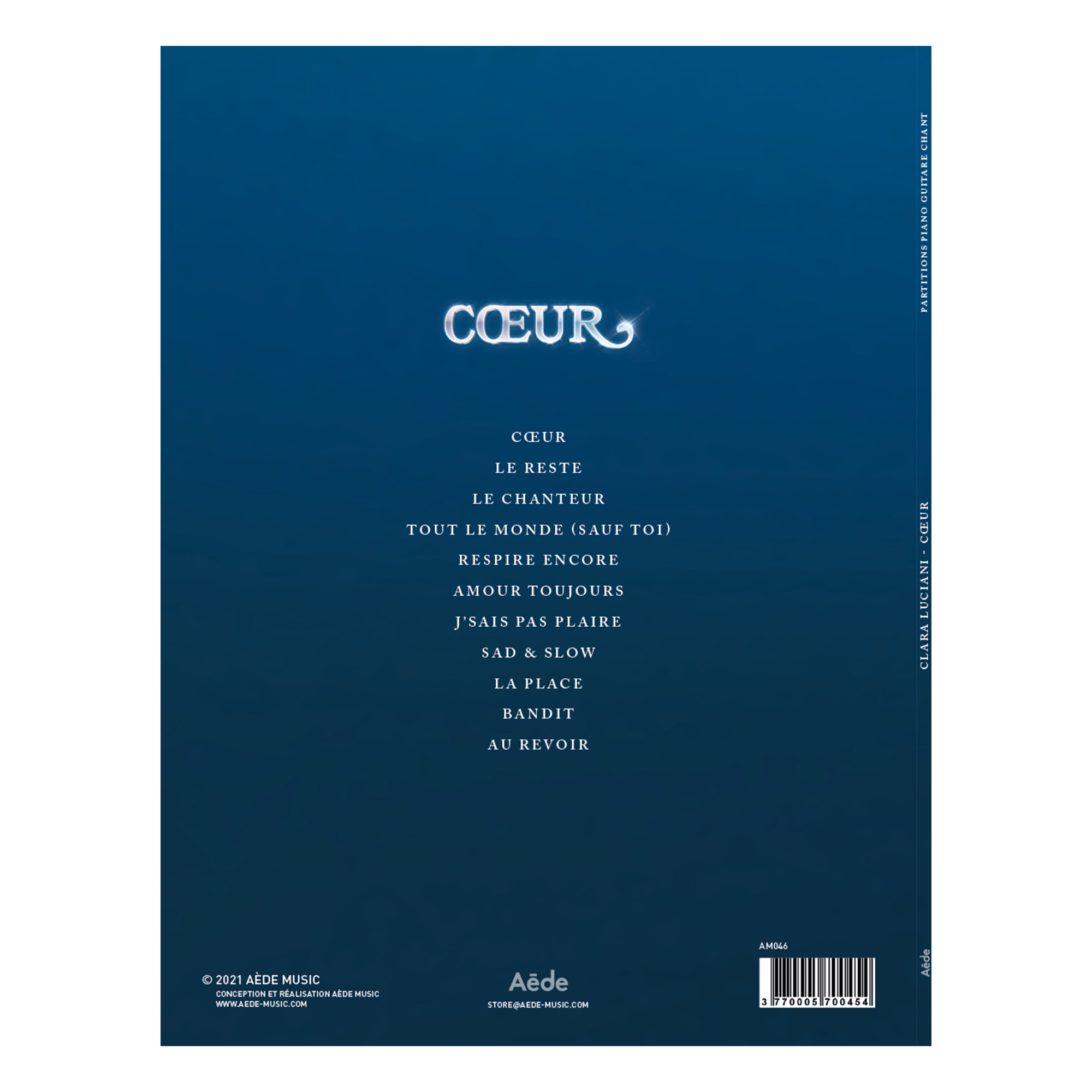 Clara Luciani - Cœur - Songbook