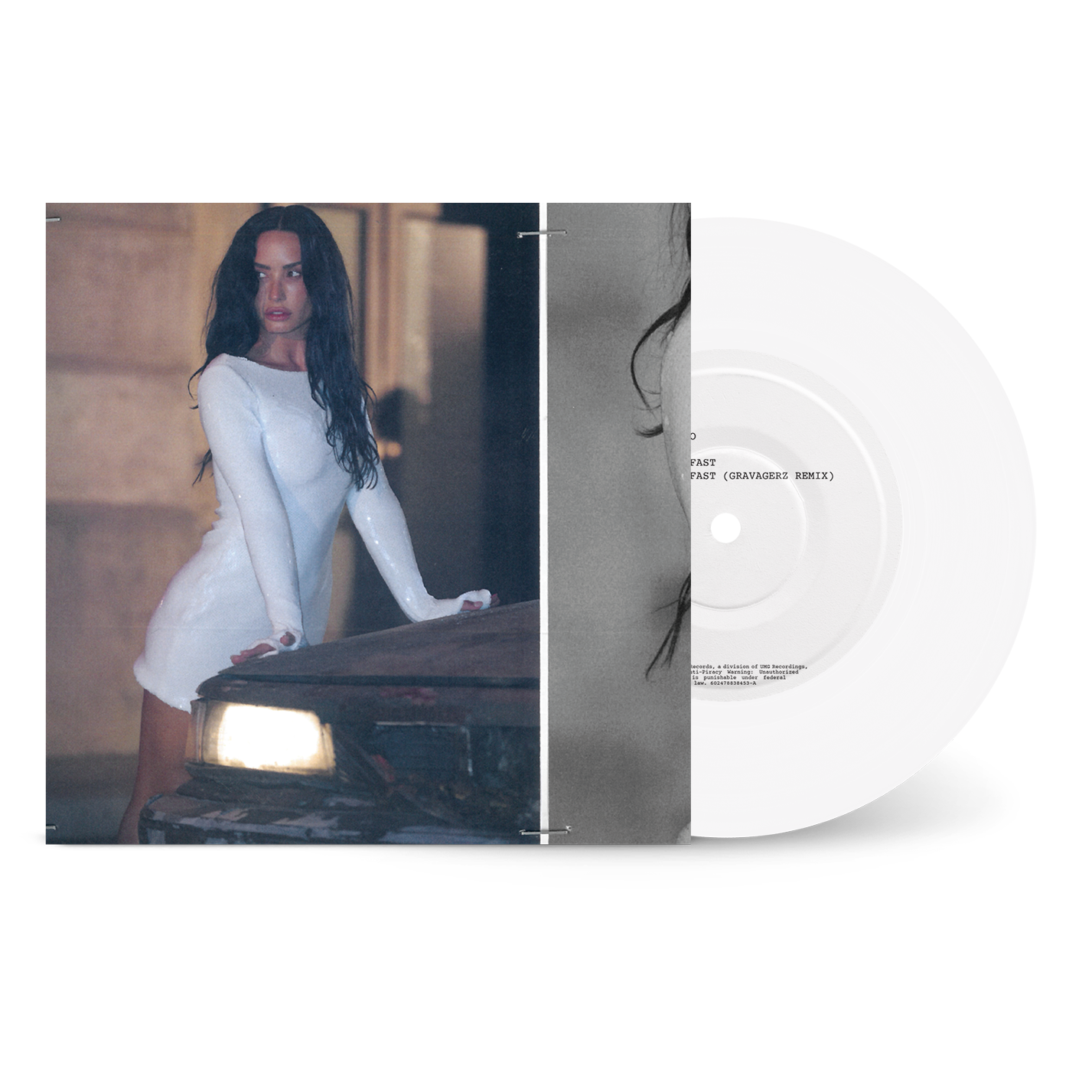 Demi Lovato - Fast - Vinyle blanc 45T Single