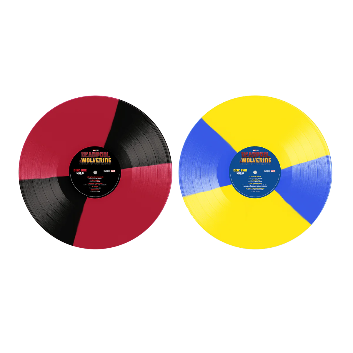 Deadpool & Wolverine (OST) -  Double vinyle limité rouge/noir et jaune/bleu