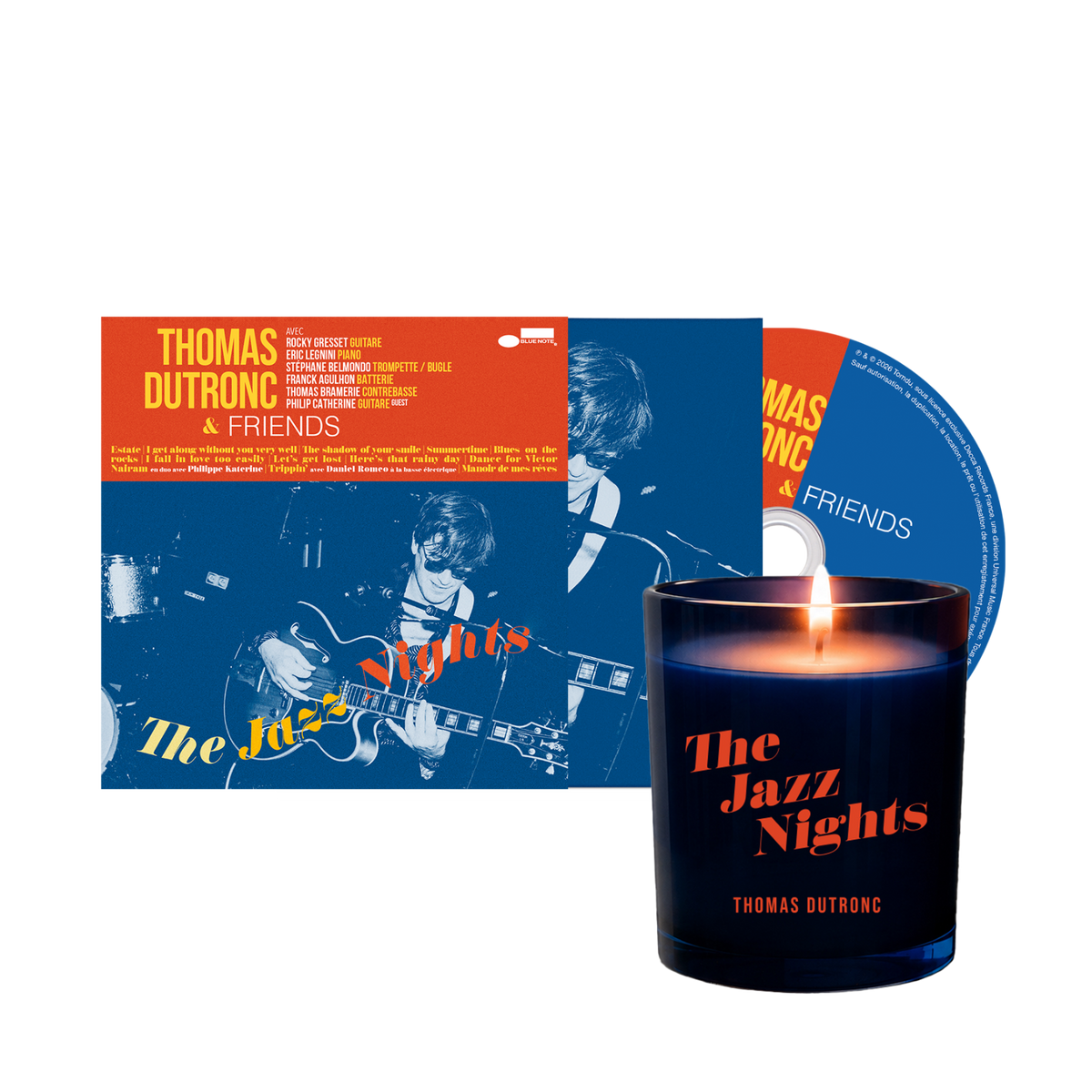 Thomas Dutronc - The Jazz Nights - CD Dédicacé + Bougie