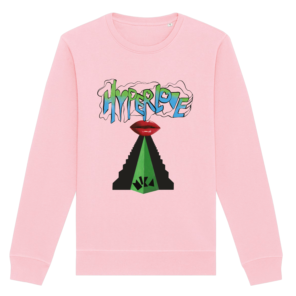 Mika - Crewneck rose Hyperlove