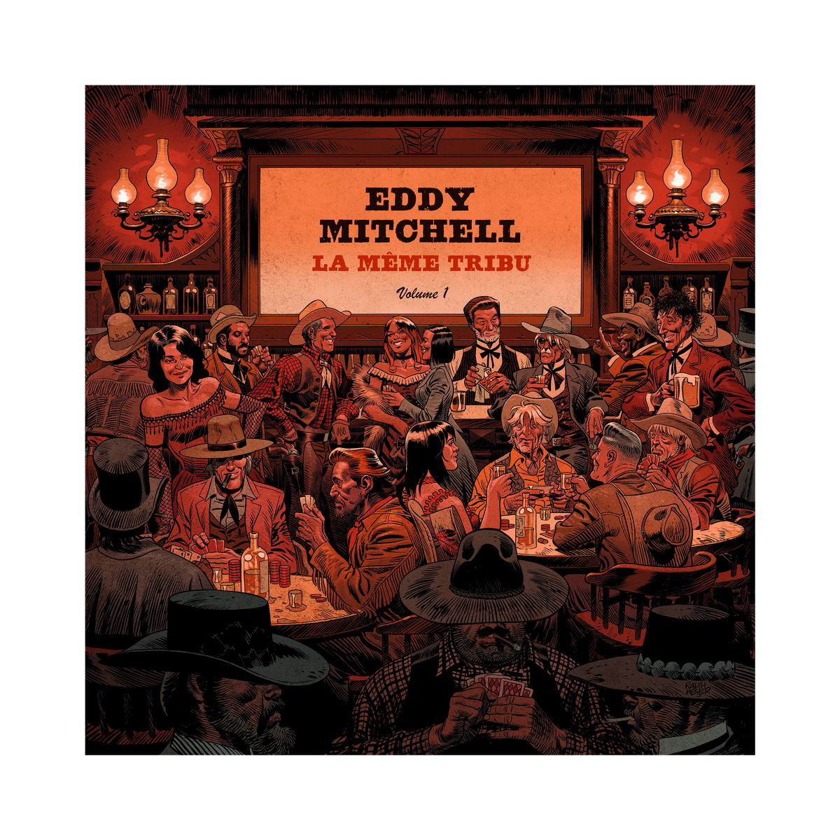 Eddy Mitchell - La même tribu (volume 1) - Réédition Double Vinyle