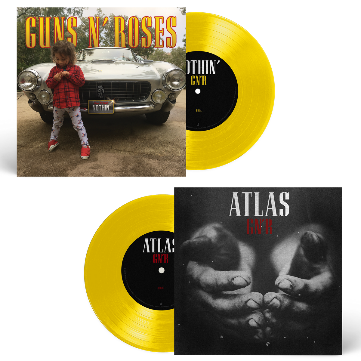 Guns N' Roses - Nothin’ / Atlas – Vinyle 45T
