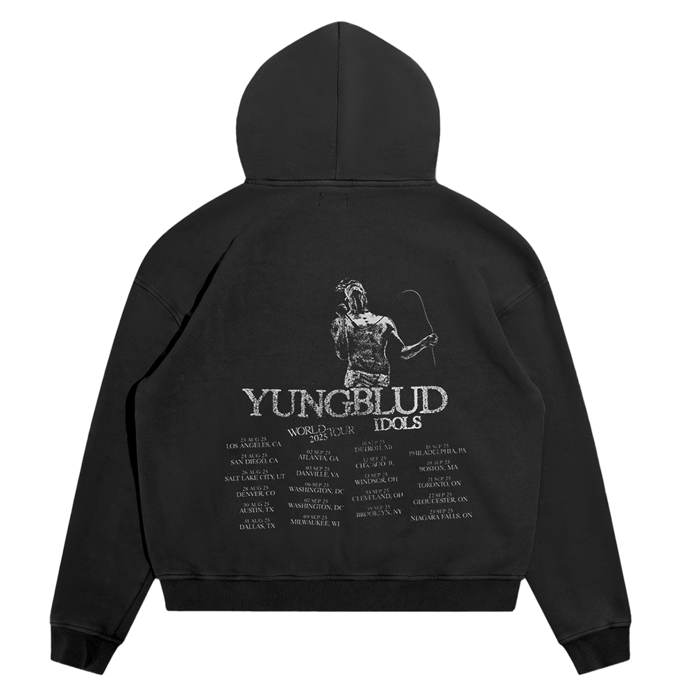 Yungblud - IDOLS Black Date Back Hoodie