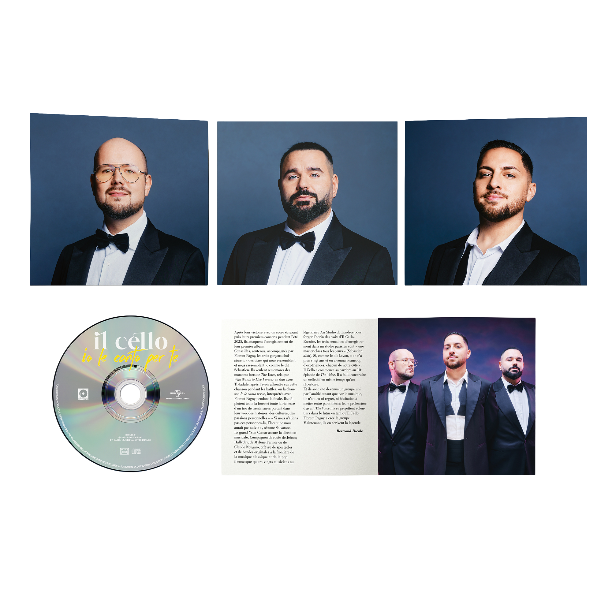 Il Cello - Io Le Canto Per Te - CD dédicacé + Magnet