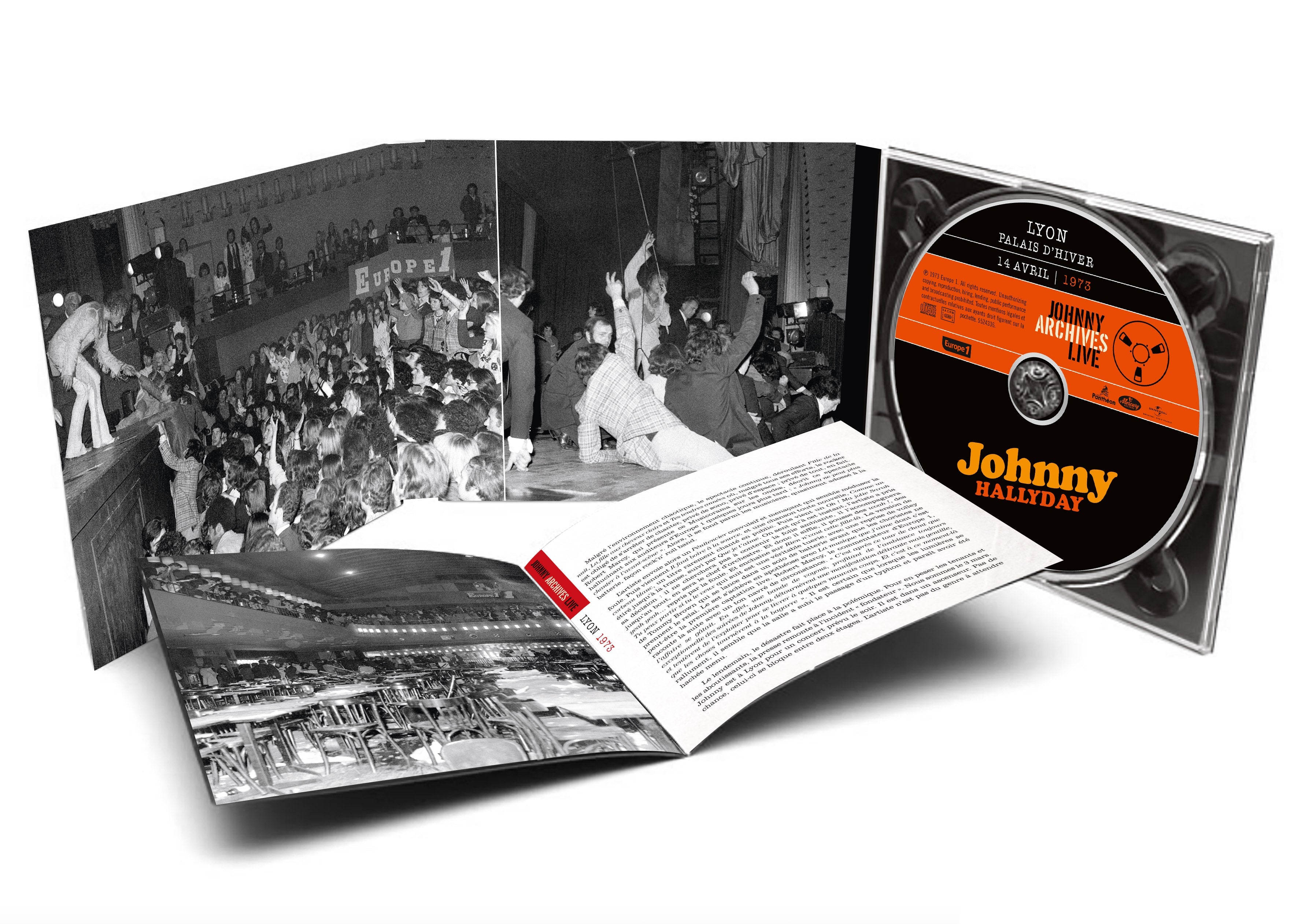 Johnny Hallyday - Lyon Avril 1973  - CD