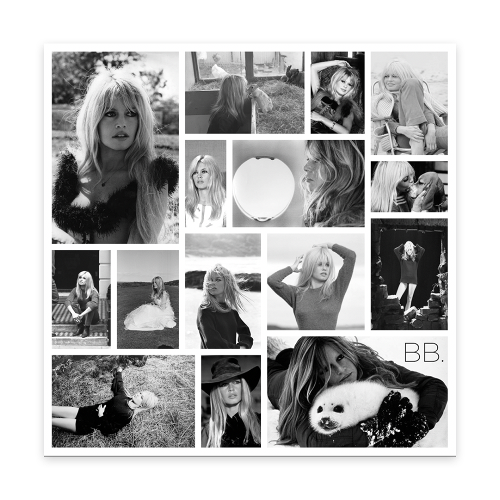 Brigitte Bardot - Foulard Blanc - Collection 90ème Anniversaire