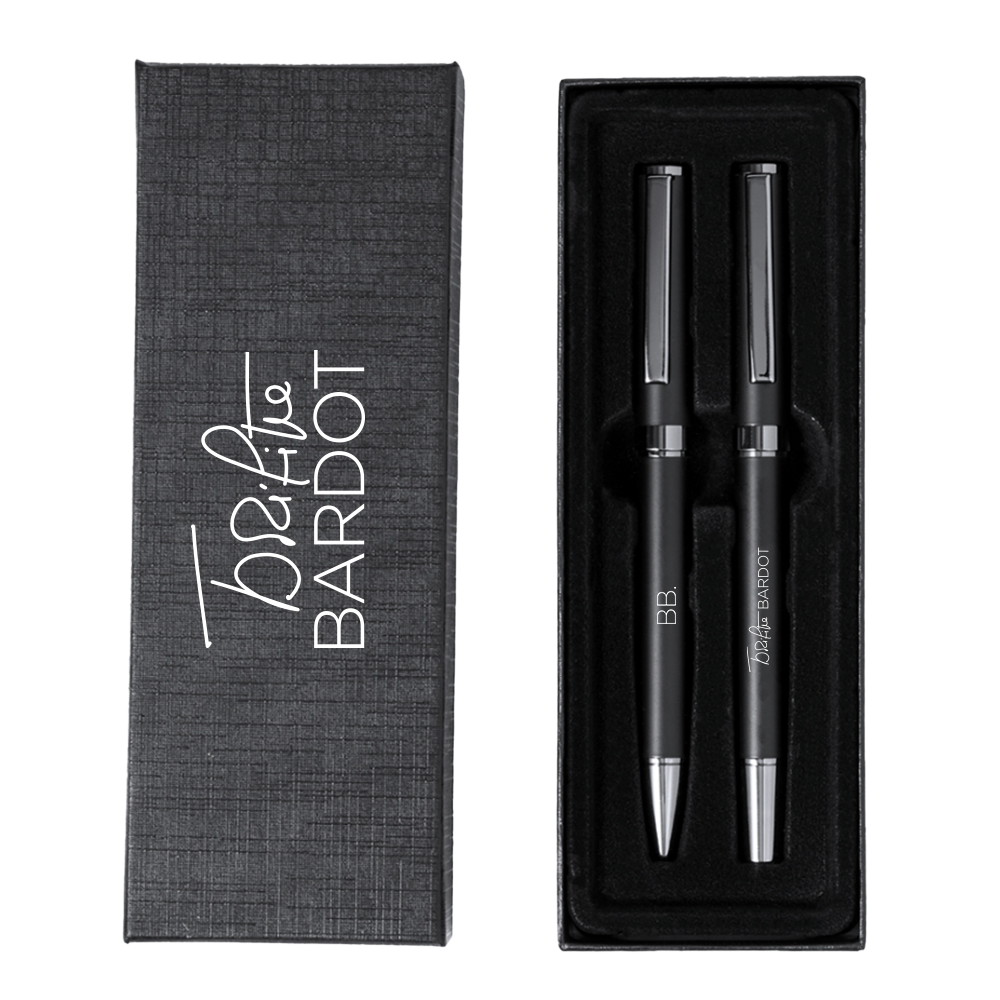 Brigitte Bardot - Stylos noir - Collection 90ème Anniversaire