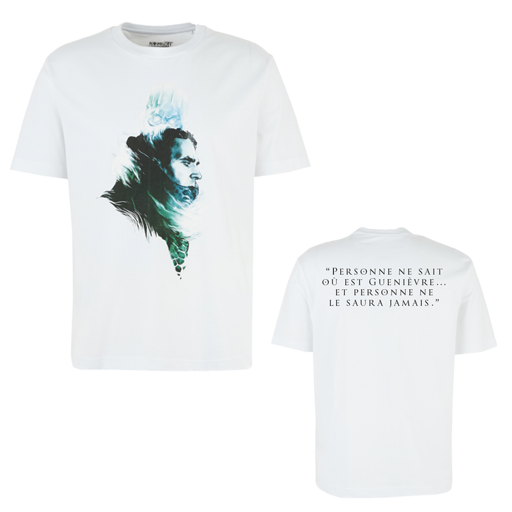 Kaamelott - T-Shirt Lancelot | Ban + citation "Personne ne sait où est Guenièvre...Et personne ne le saura jamais."