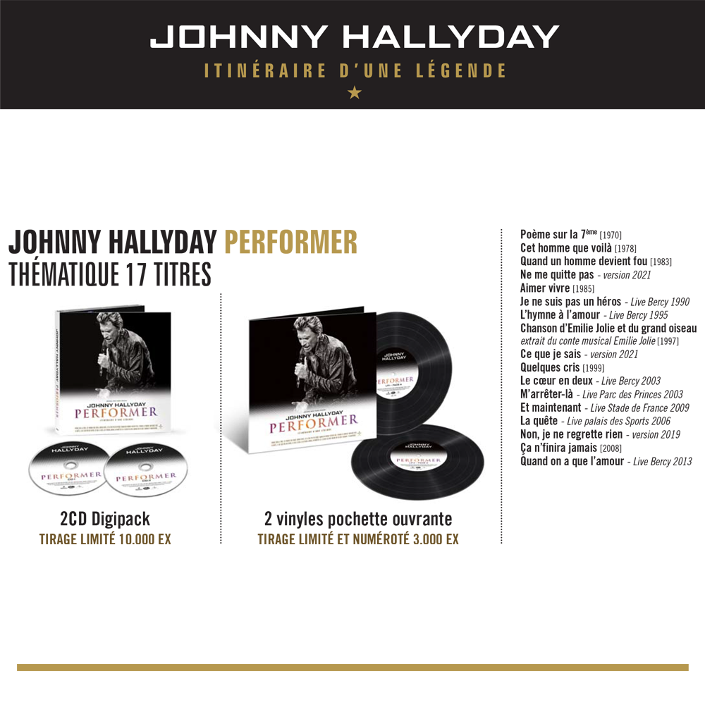 Johnny Hallyday - PERFORMER - 2CD