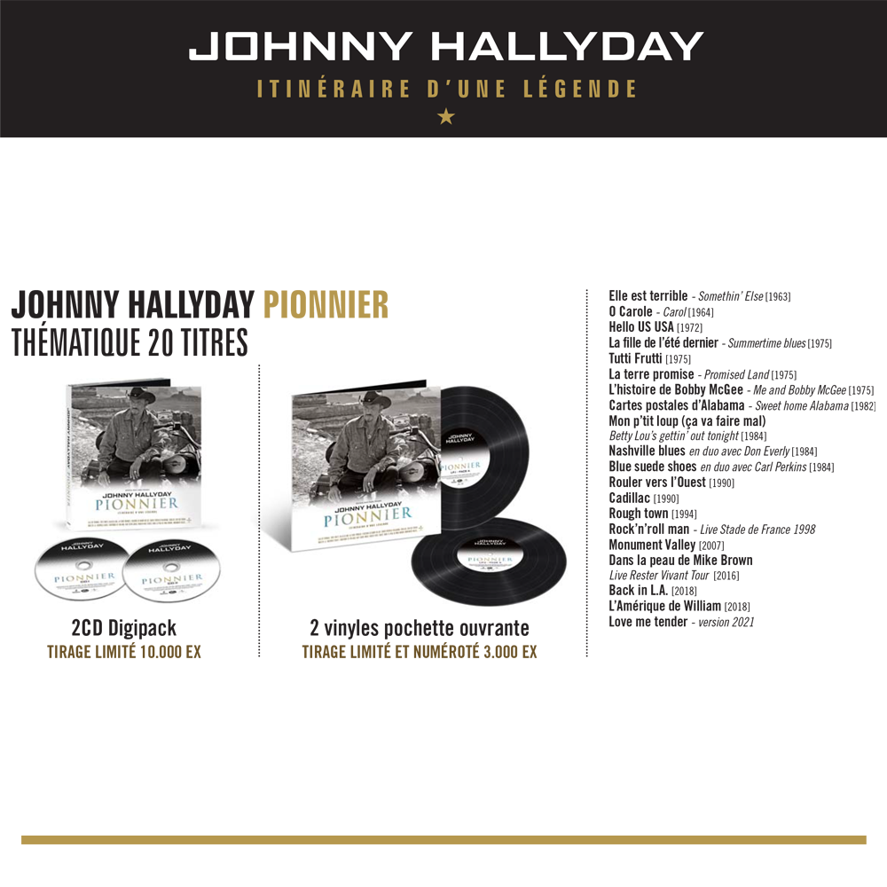 Johnny Hallyday - PIONNIER - 2CD