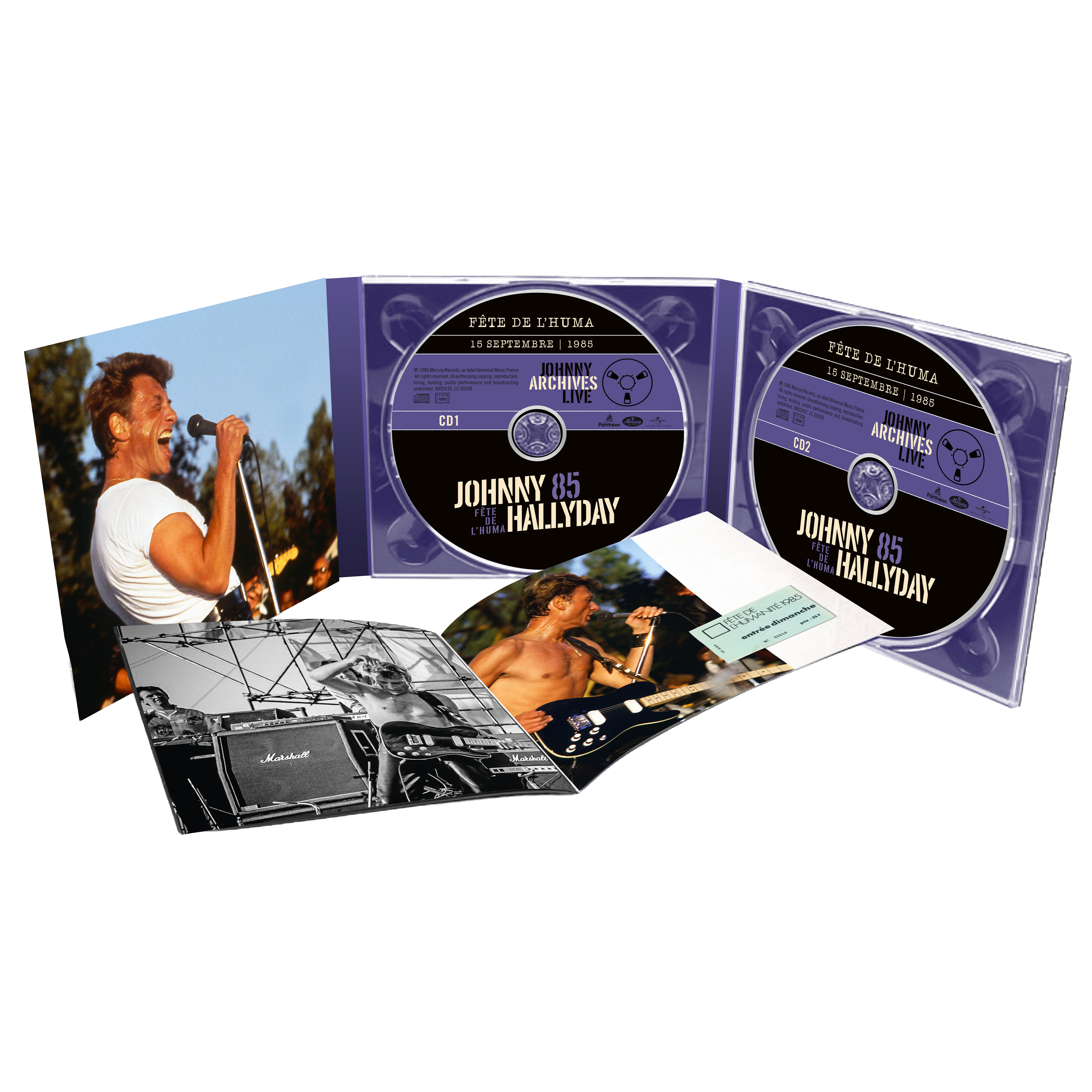 Johnny Hallyday - Fête de l'Huma 1985 - 2CD