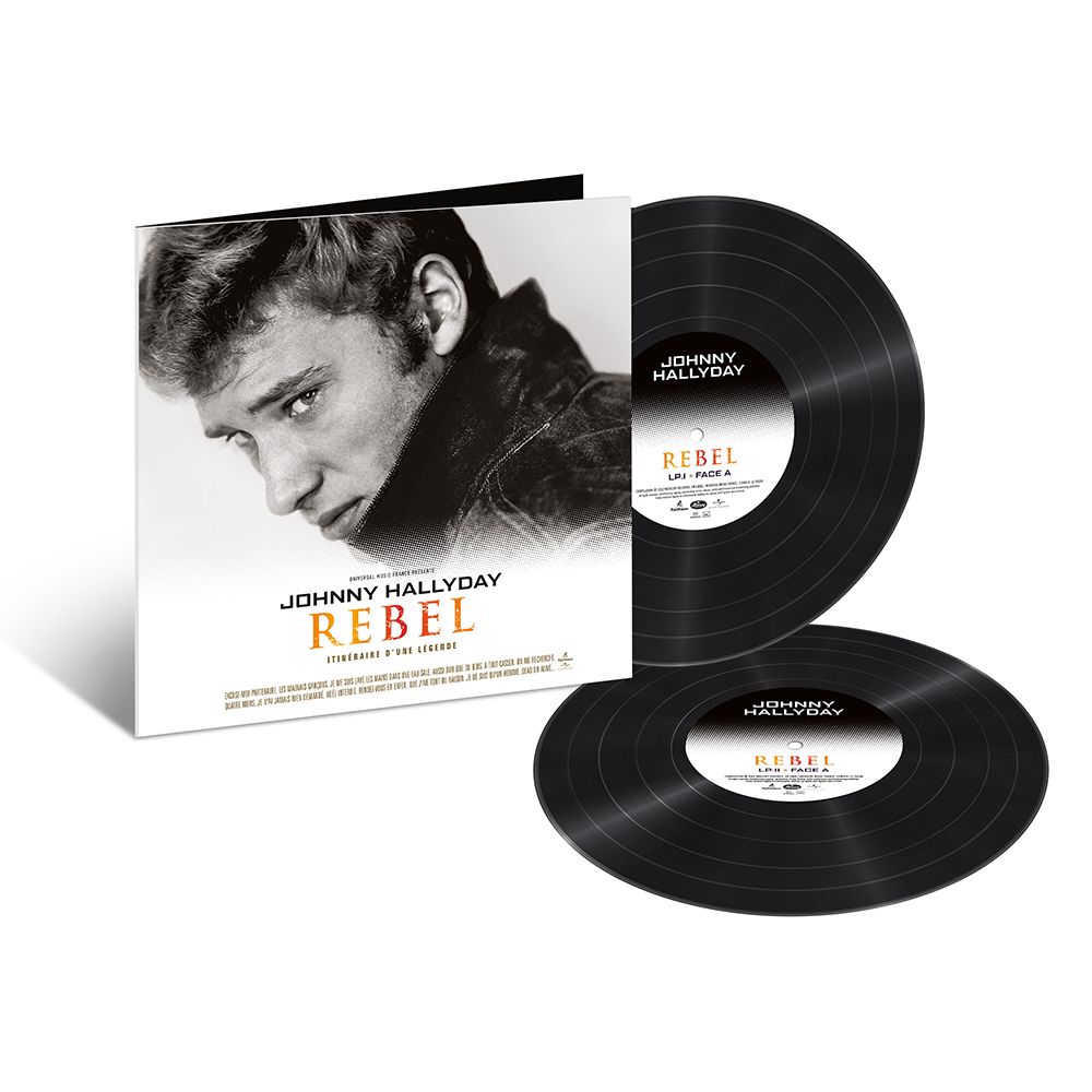 Johnny Hallyday - REBEL - Double Vinyle