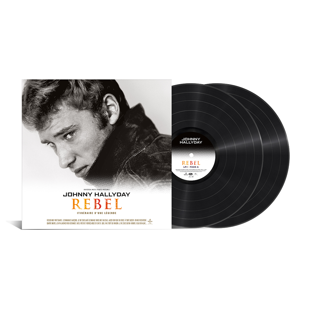 Johnny Hallyday - REBEL - Double Vinyle