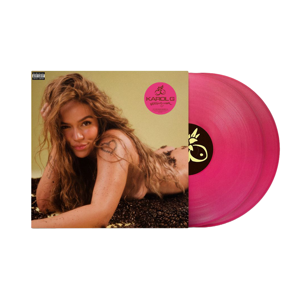Karol G - Tropicoqueta - Double Vinyle Rose Hibiscus Exclusif (Cover Alternative)