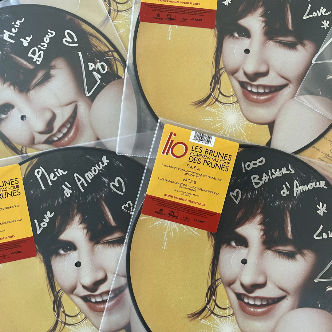 Lio - Les brunes ne comptent pas pour des prunes - Maxi 45T Picture Disc Dédicacé