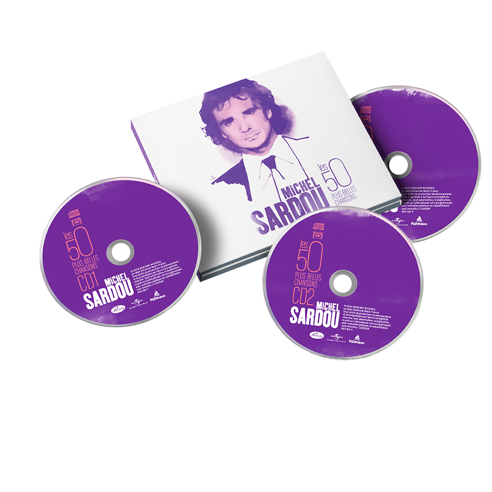Michel Sardou - Les 50 plus belles chansons - 3 CD