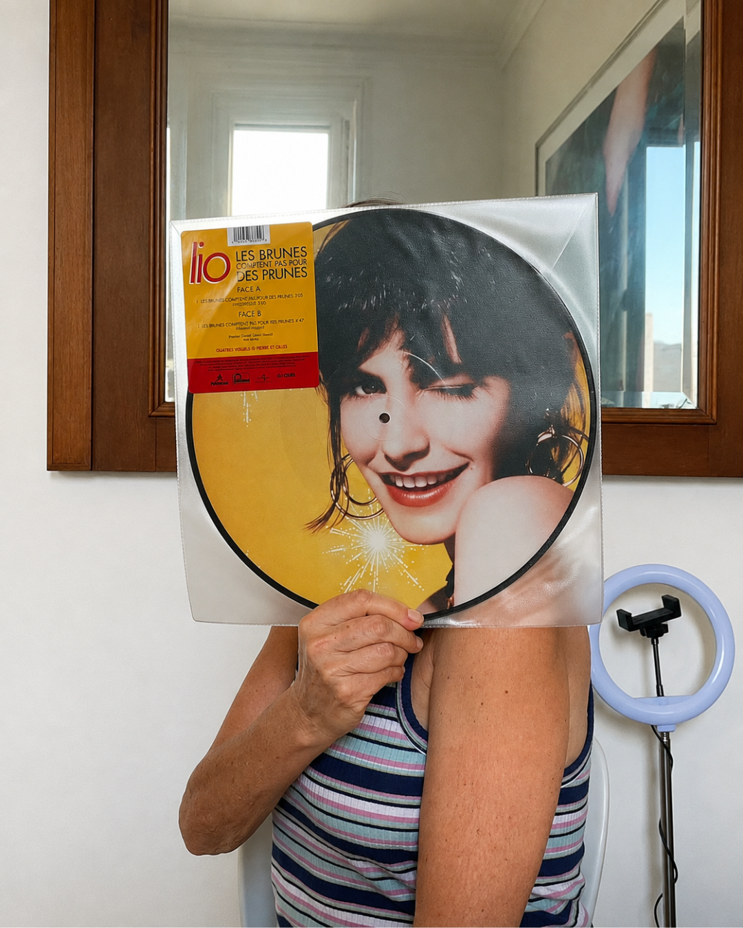 Lio - Les brunes ne comptent pas pour des prunes - Maxi 45T Picture Disc Dédicacé