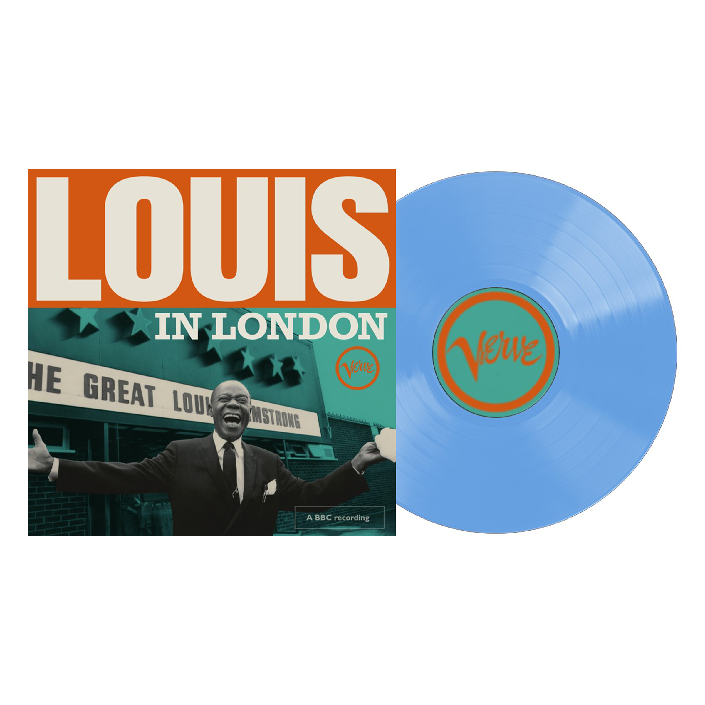 Louis Armstrong - Louis in London - Vinyle Bleu