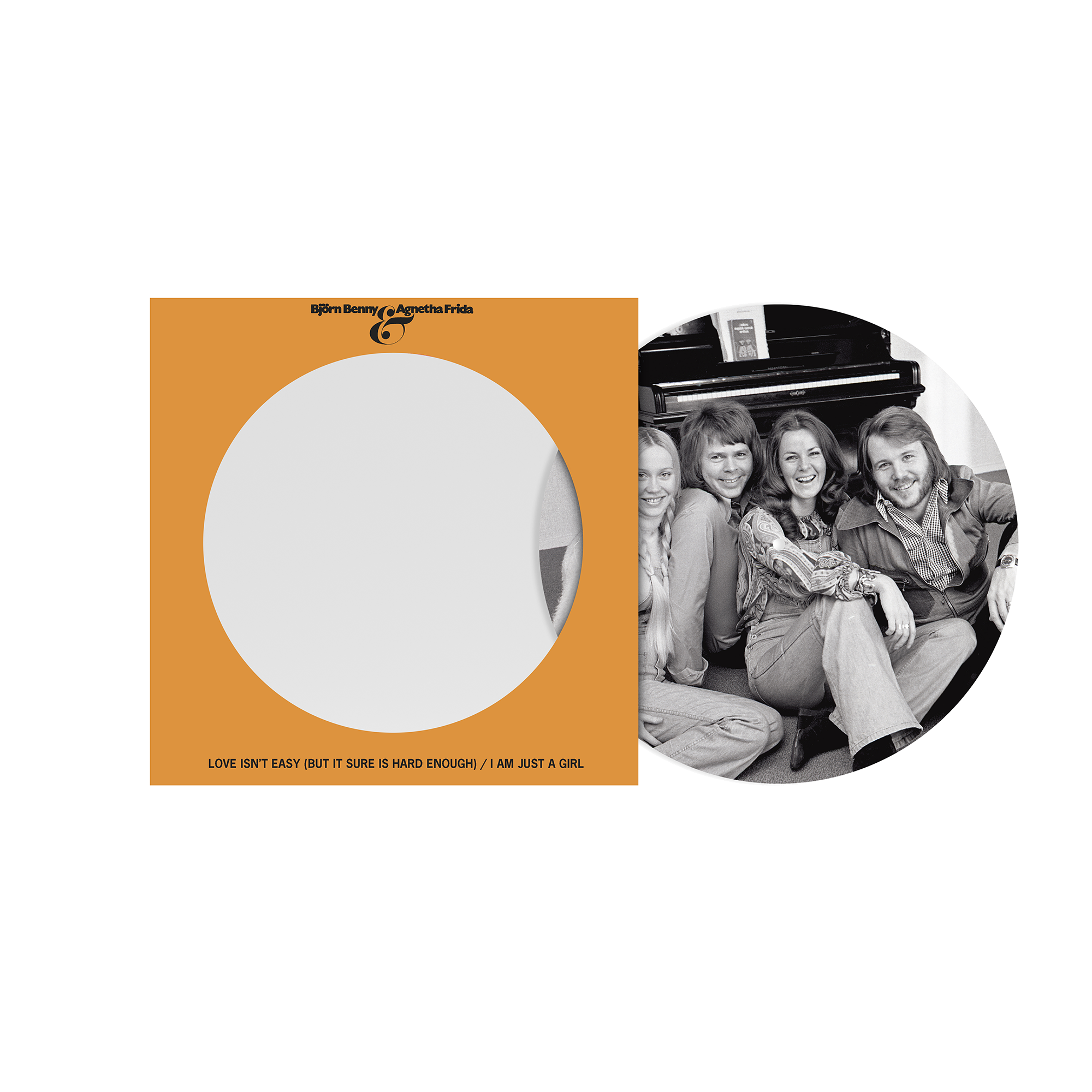 ABBA - Love Isn’t Easy (But It Sure Is Hard Enough) / I Am Just A Girl - Vinyle 45T Picture Disc Édition Limitée