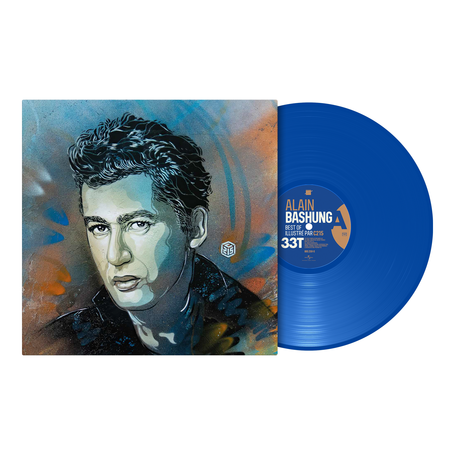Alain Bashung - Best of Collection C215 - Vinyle Bleu Dédicacé