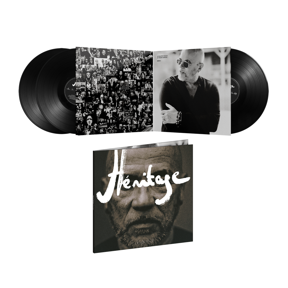 Pascal Obispo - Héritage (Vol 1 & 2) - Triple Vinyle dédicacé