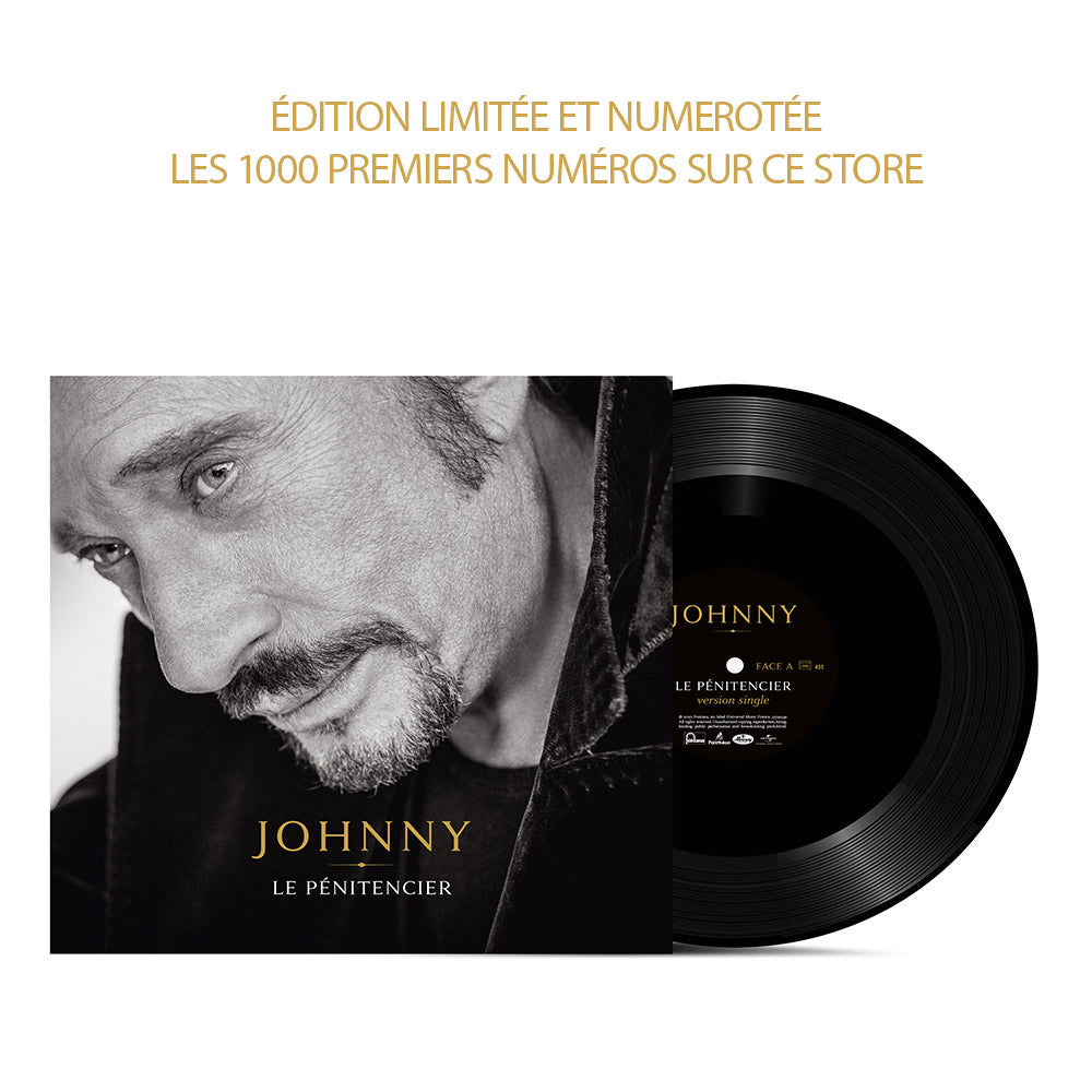 Johnny Hallyday - Le pénitencier - Vinyle 45T