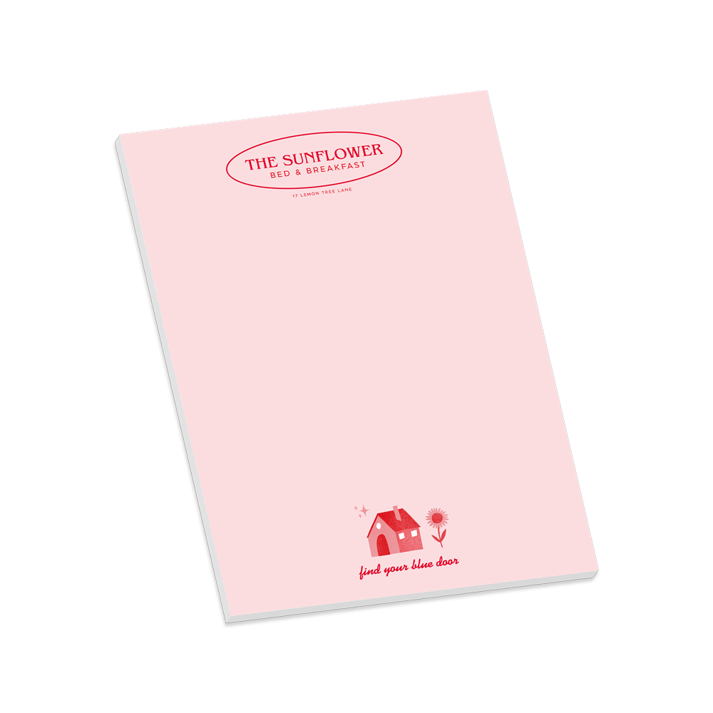 November Ultra - Bloc note [sunflower, bed & breakfast]