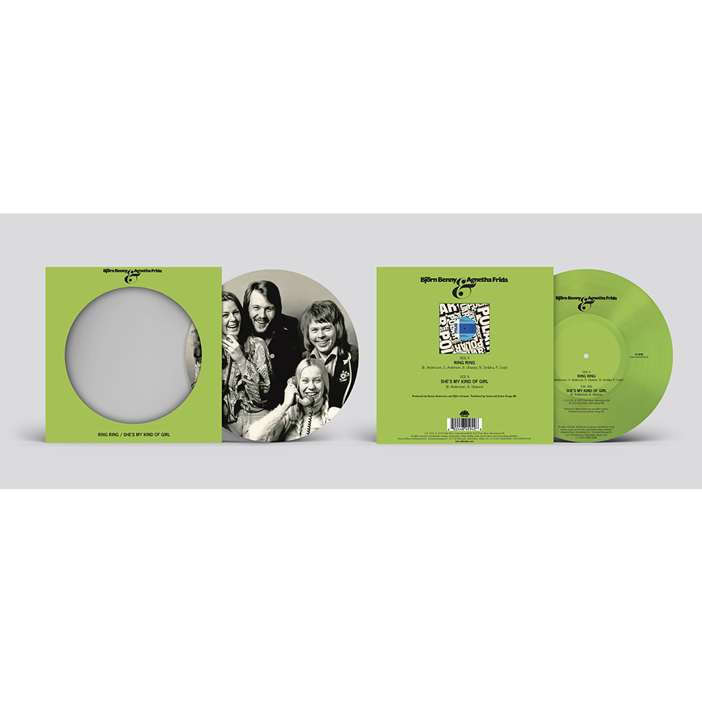 ABBA - Ring Ring (English) / She's My King Of Girl - Vinyle 45T Picture Disc Édition Limitée