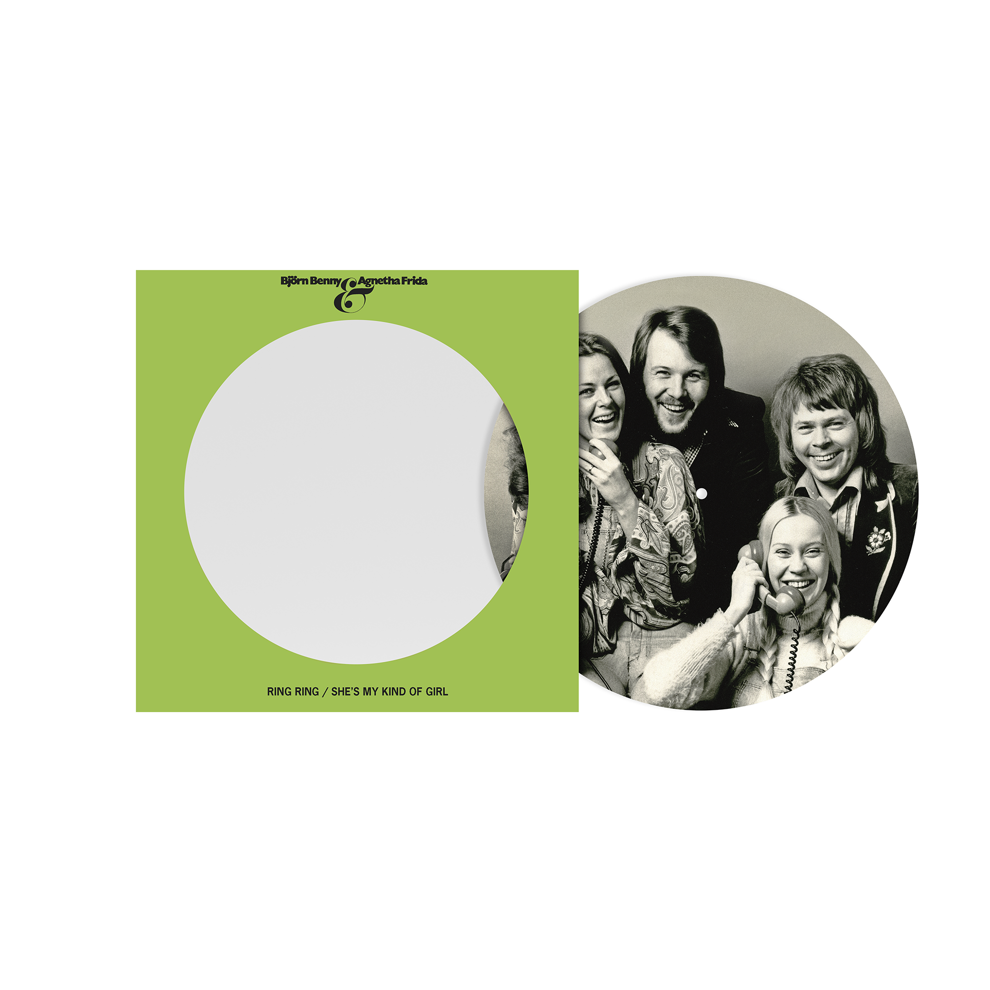 ABBA - Ring Ring (English) / She's My King Of Girl - Vinyle 45T Picture Disc Édition Limitée