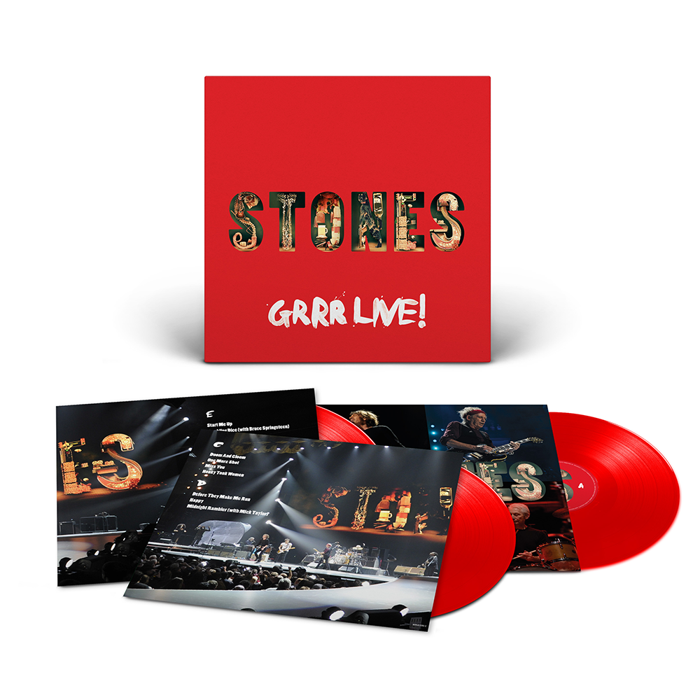 The Rolling Stones - GRRR LIVE!! - 3 vinyles rouges