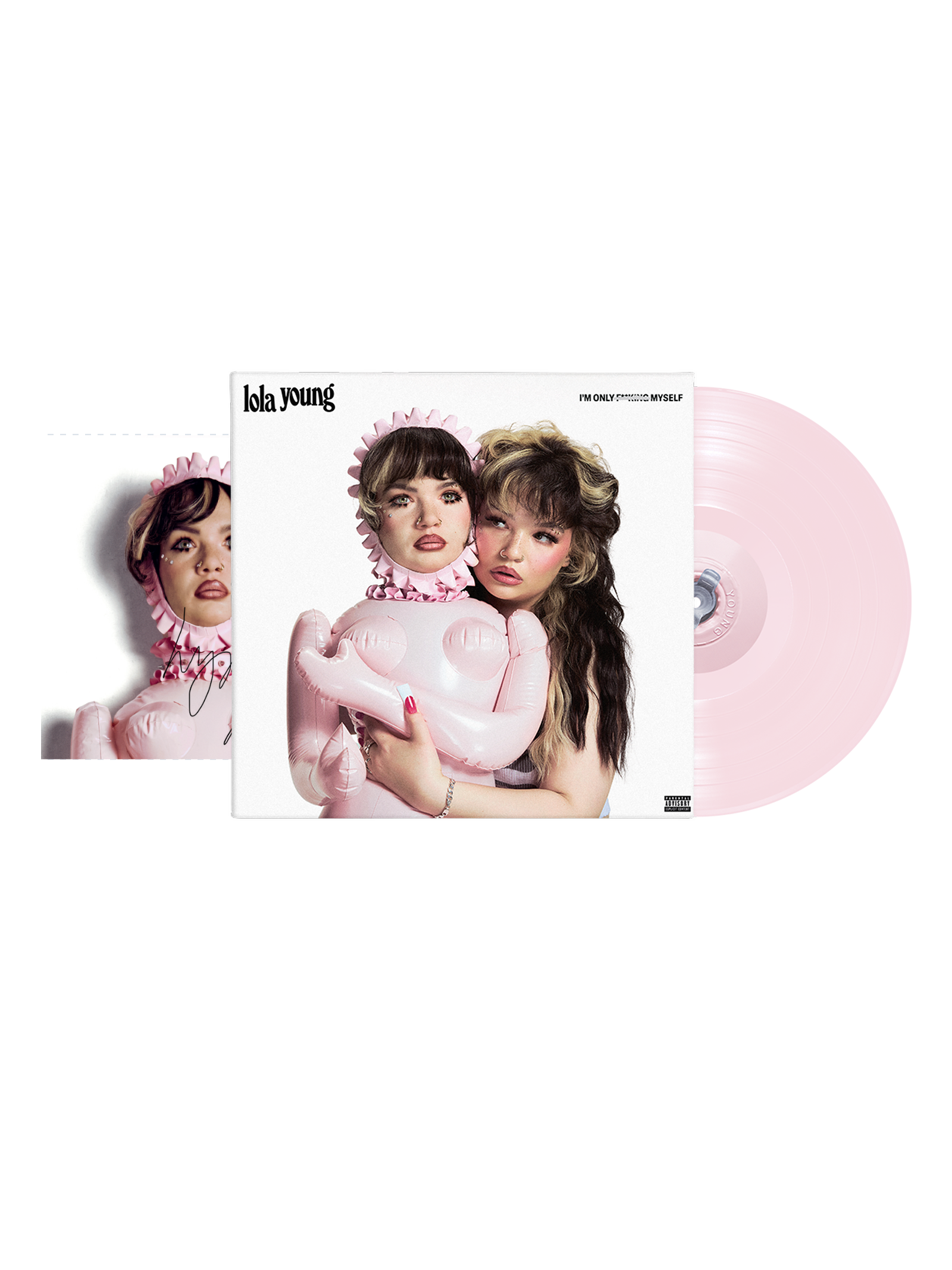 Lola Young - I'm Only F**king Myself: The Basic B*tch Edition - Vinyle Rose + Carte Dédicacée