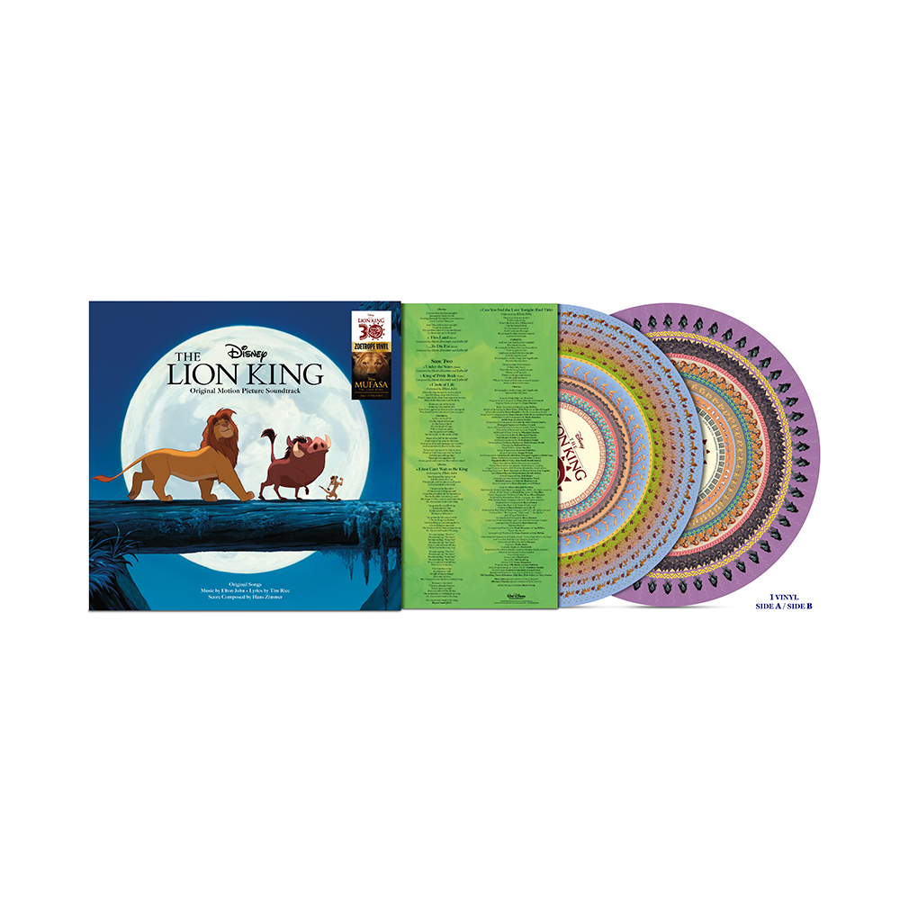 Disney - Le Roi Lion - Original Motion Picture Soundtrack (30th Anniversary Zoetrope) - Vinyle zoetrope