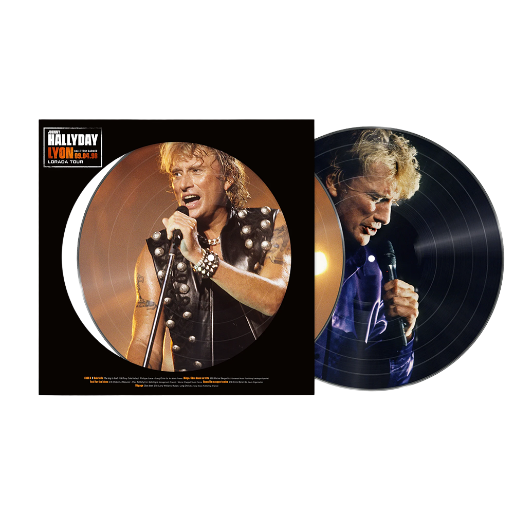 Johnny Hallyday - Lorada Tour - Picture Vinyle Exclusif Lyon Avril 96