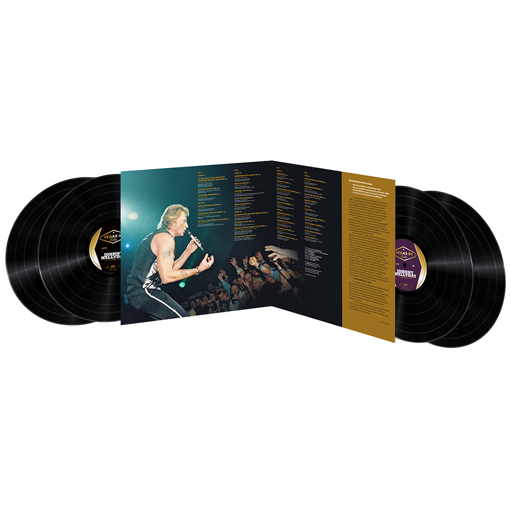 Johnny Hallyday - Vegas 96 - 4LP Live
