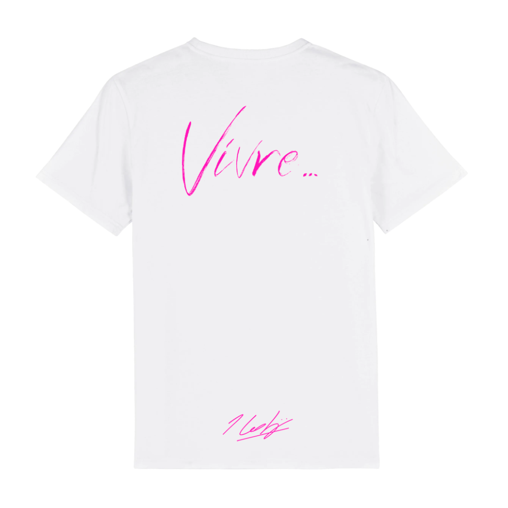 Kendji - T-Shirt Vivre Logo Rose