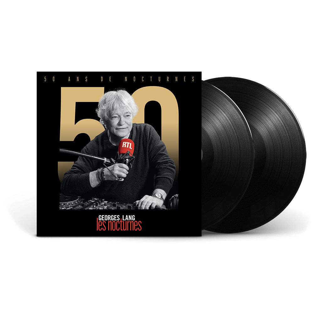 Georges Lang - Les 50 ans des Nocturnes RTL - Double vinyle dédicacé