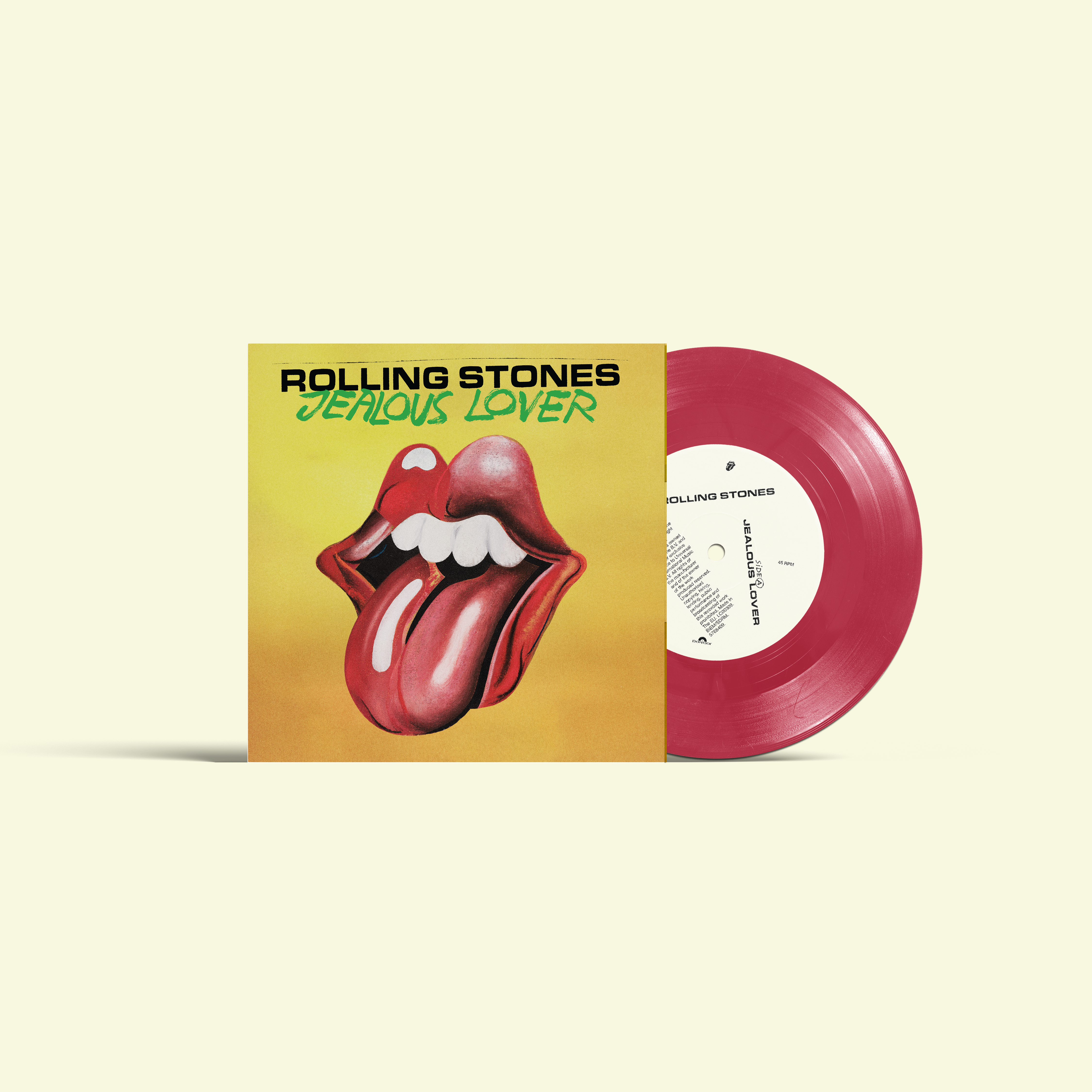 The Rolling Stones - Jealous Lover - Vinyle 7" Single