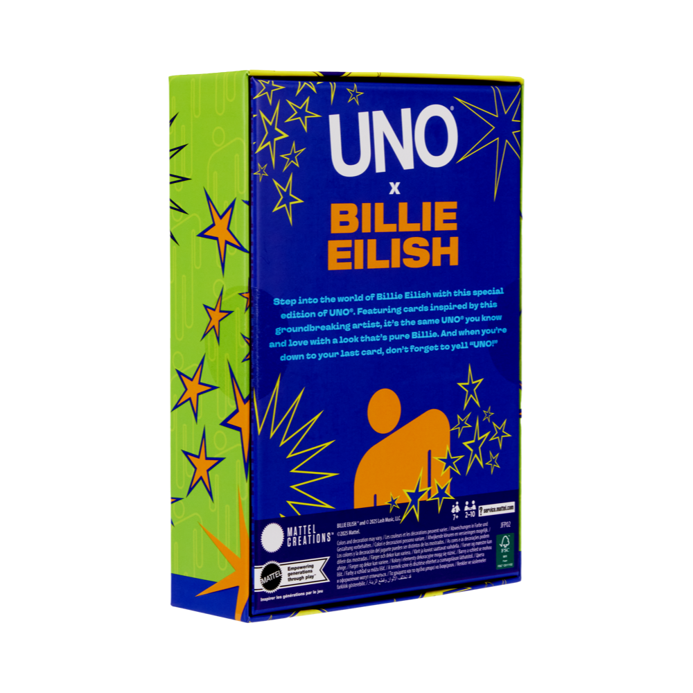 Billie Eilish - UNO Canvas Billie Eilish Deck