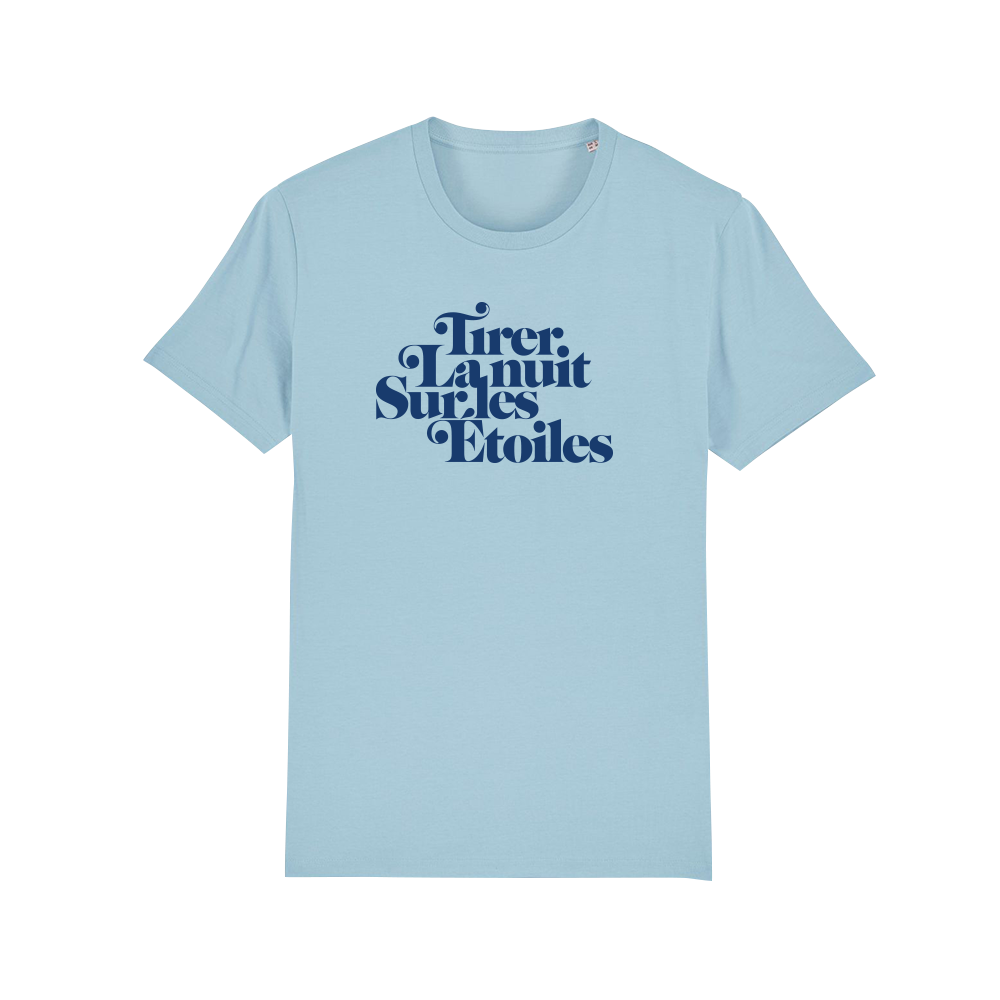 Etienne Daho - "Tirer La nuit Sur les Etoiles" - T-shirt Bleu