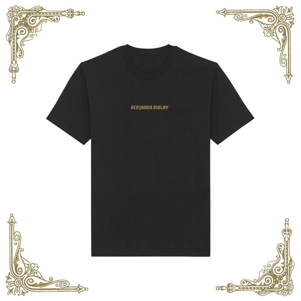 Benjamin Biolay - "Saint-Benjamin" - T-shirt noir