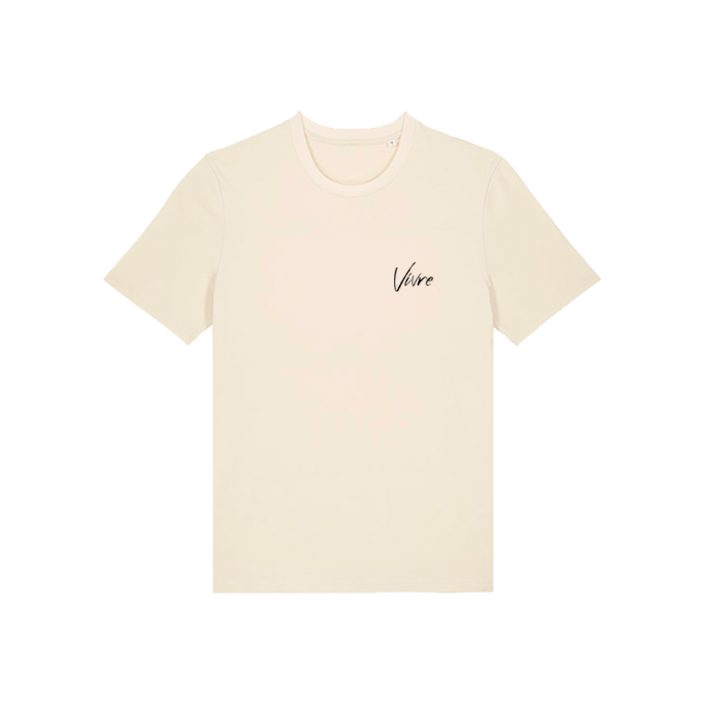 Kendji - Tee-shirt Beige "Vivre... Encore"