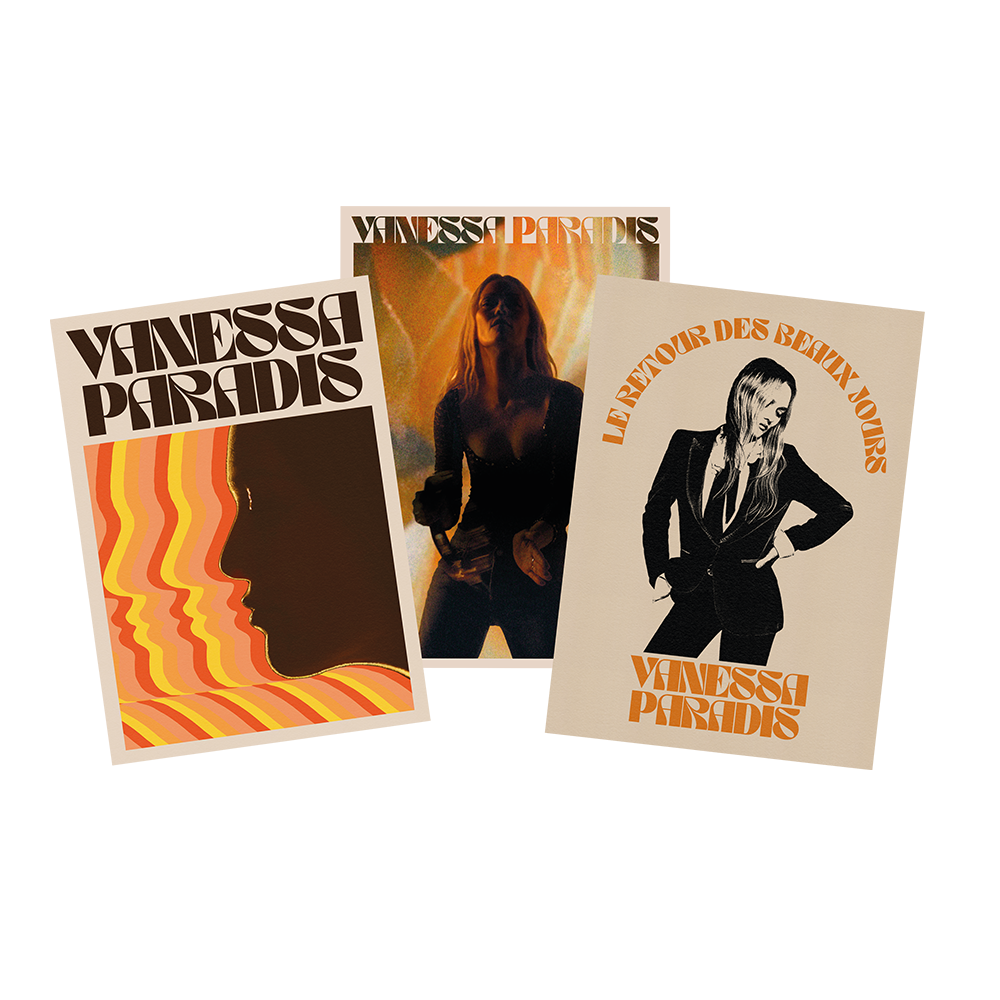 Vanessa Paradis - Lot de 3 cartes postales