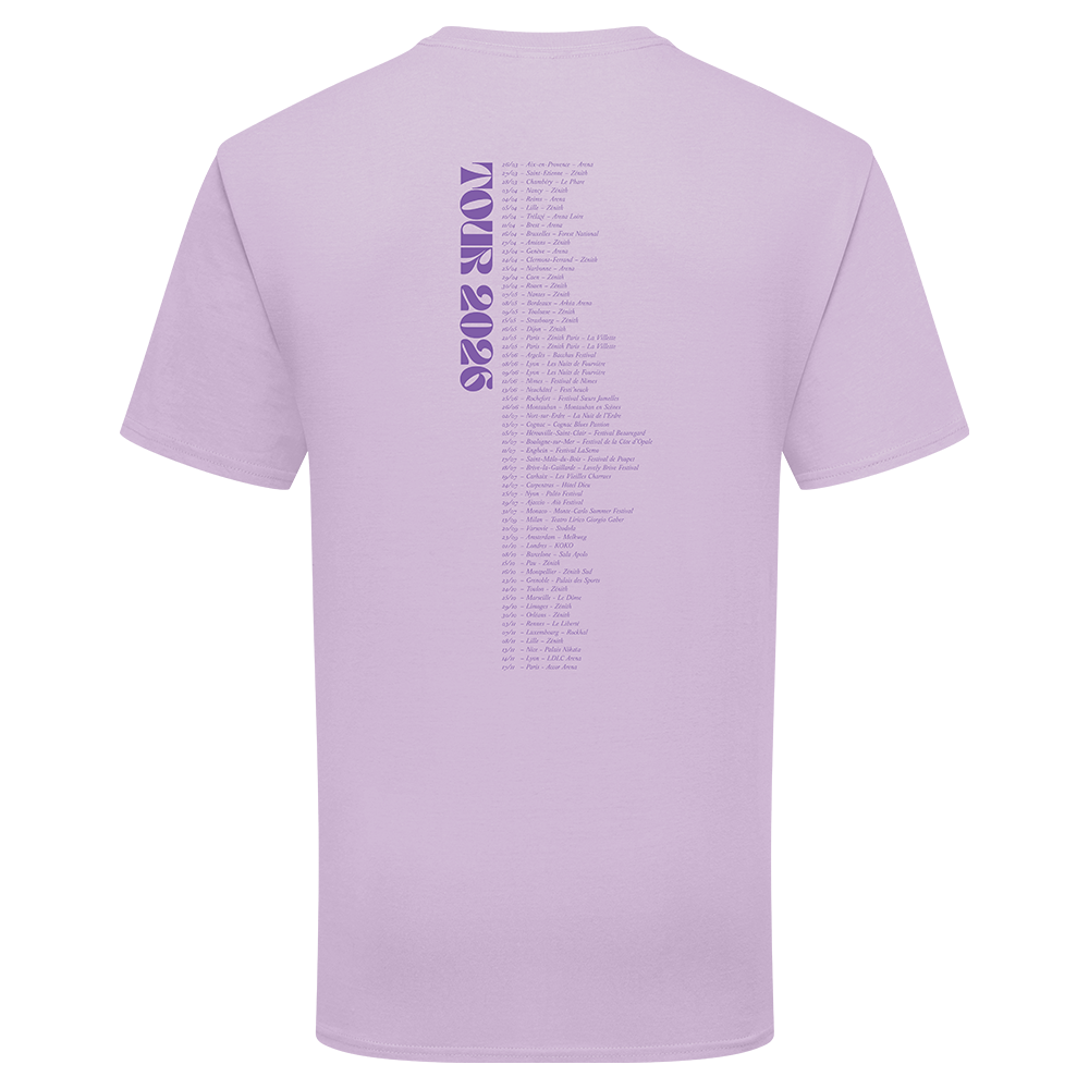 Vanessa Paradis - T-Shirt Tour lila