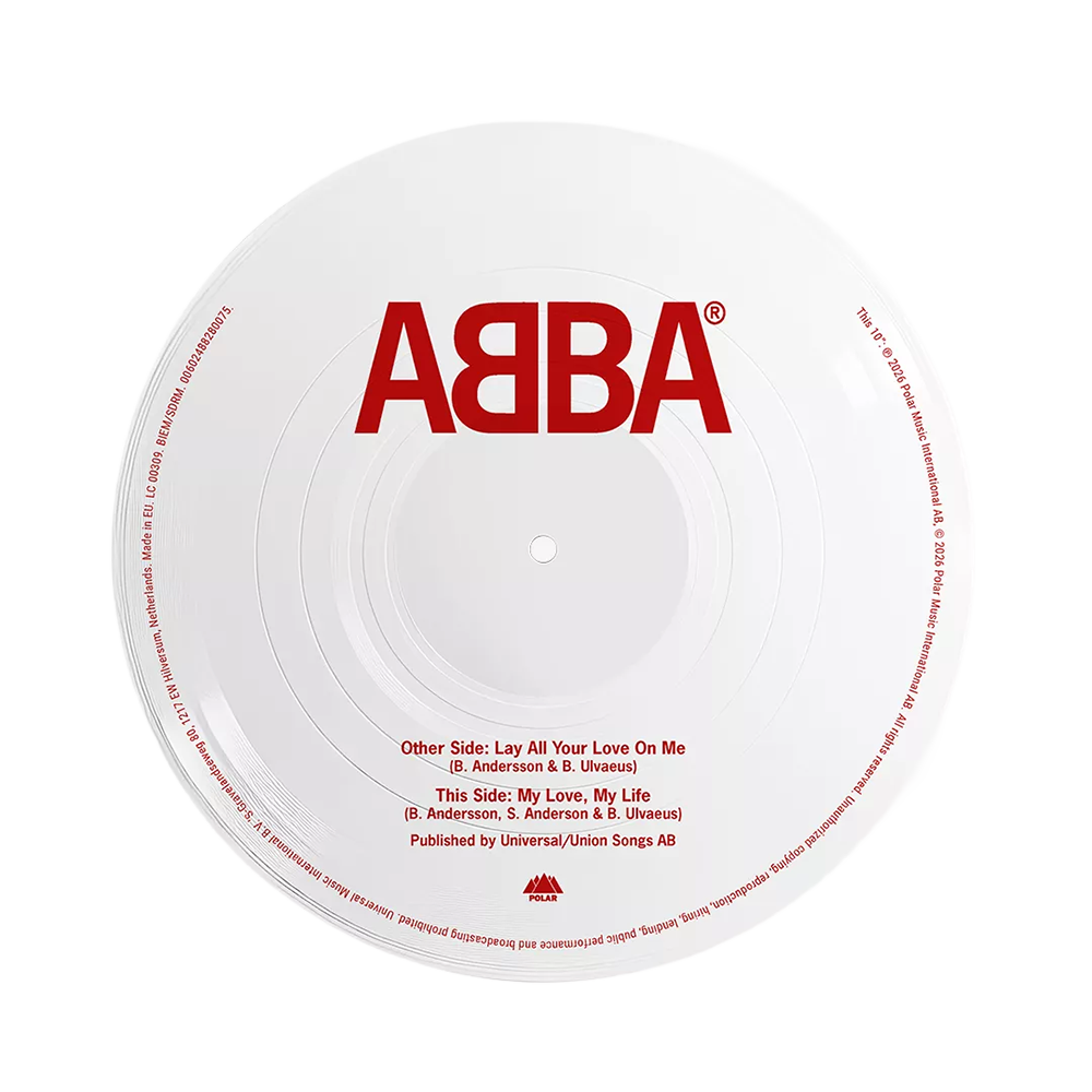 ABBA - Lay All Your Love On Me / My Love, My Life - Valentine’s 10" Vinyl Picture Disc