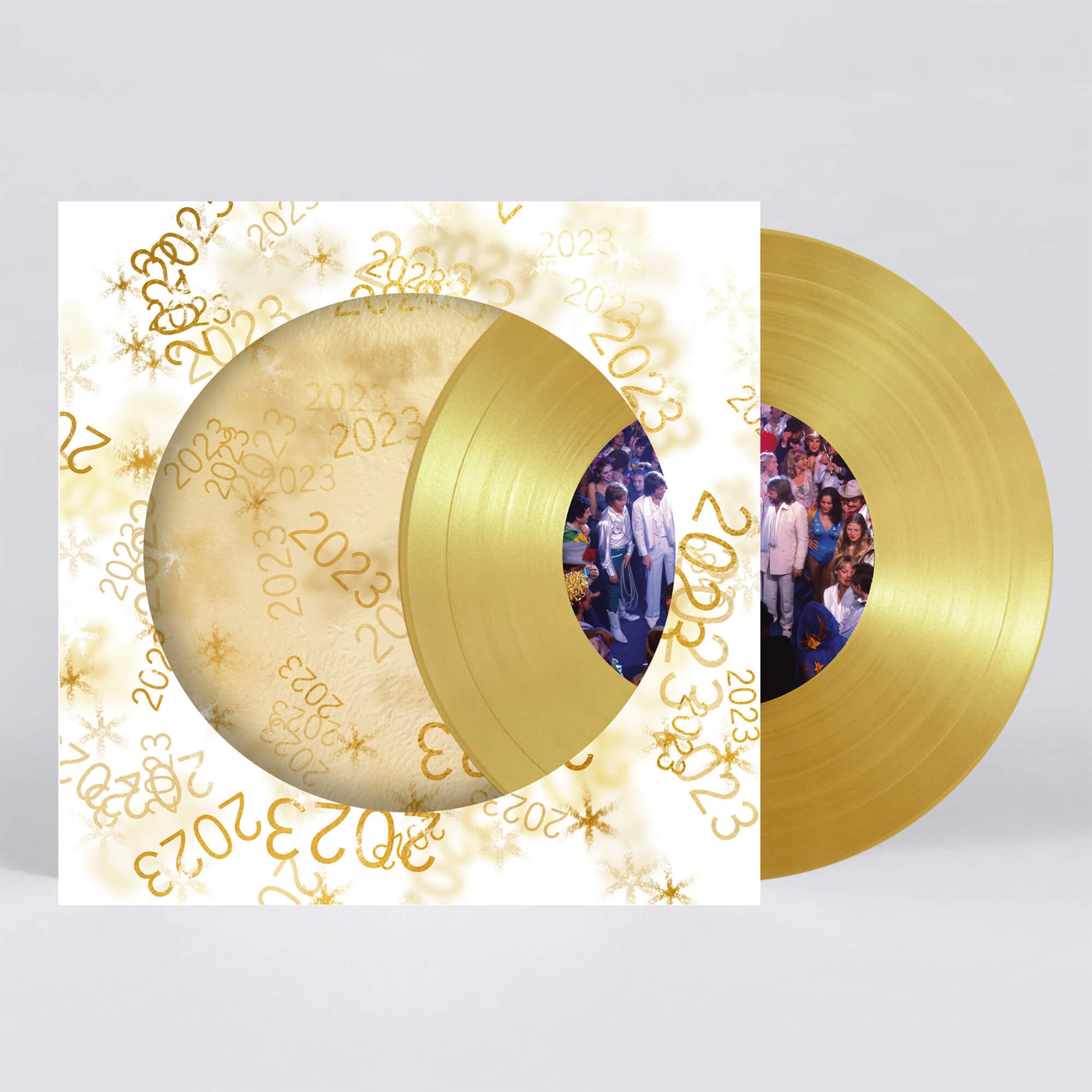 ABBA - Happy New Year - Vinyle 45T Doré