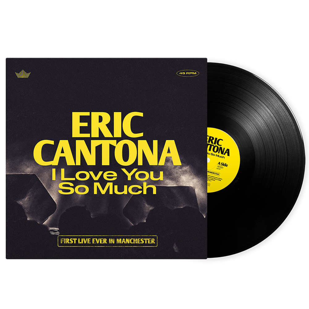 Eric Cantona - I Love You So Much - Vinyle 45T dédicacé