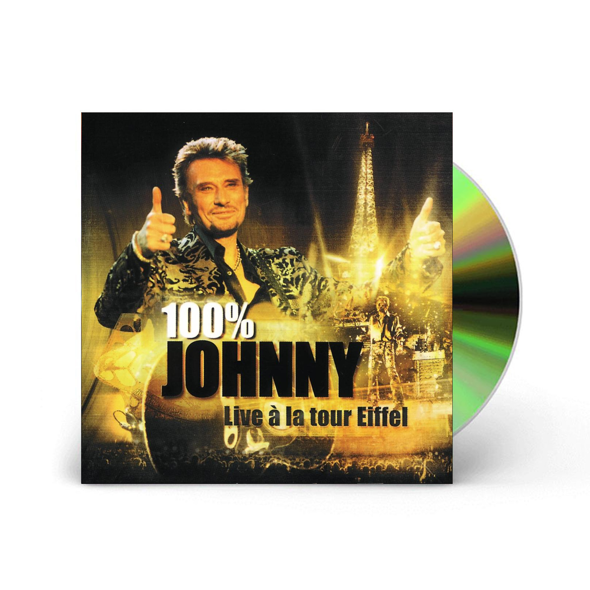 Johnny Hallyday - 100% Johnny Live à la Tour Eiffel - 2CD